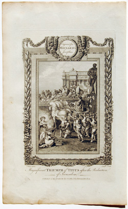 Magnificent Triumph of Titus after the Reduction of Jerusalem
